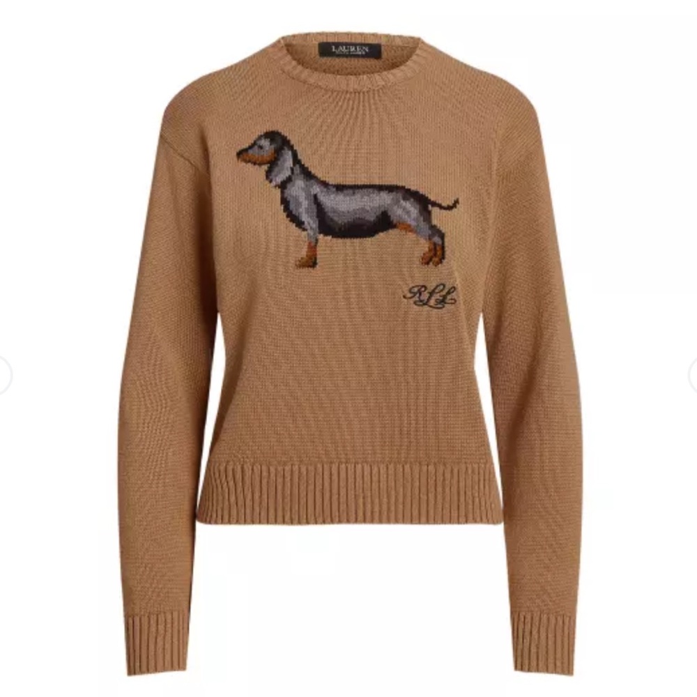 Ralph Lauren Dachshund Dog Sweater